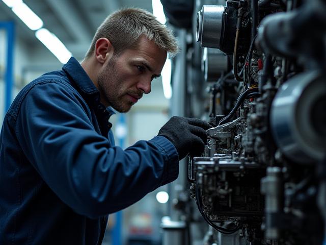 In-house maintenance checks at Troutman facility